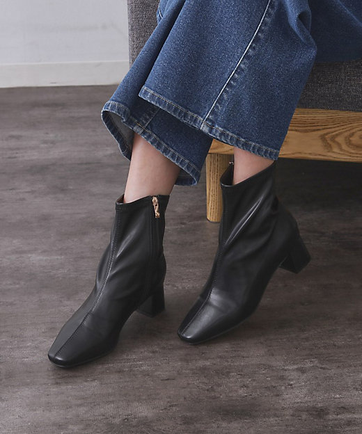 ベーシックショートブーツ【THEシリーズ／抗菌防臭加工