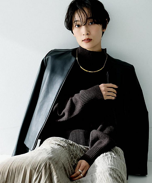 着丈短め／柔らかな質感】ラムレザージャケット（2002544575