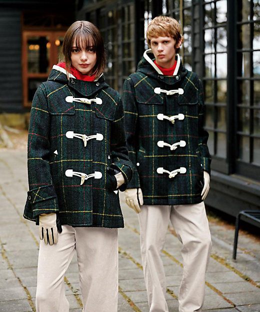 CLASSY．12月号掲載】タータンチェックショートダッフル