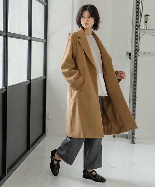 カシミヤブレンドウールチェスターコート（2002542078