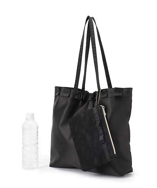 セレモニー】レースポーチA4ポケッタブルトート