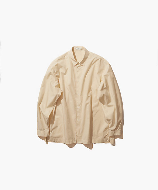 SHRINK COTTON LAWN ｜ ワイドシャツ － UNISEX