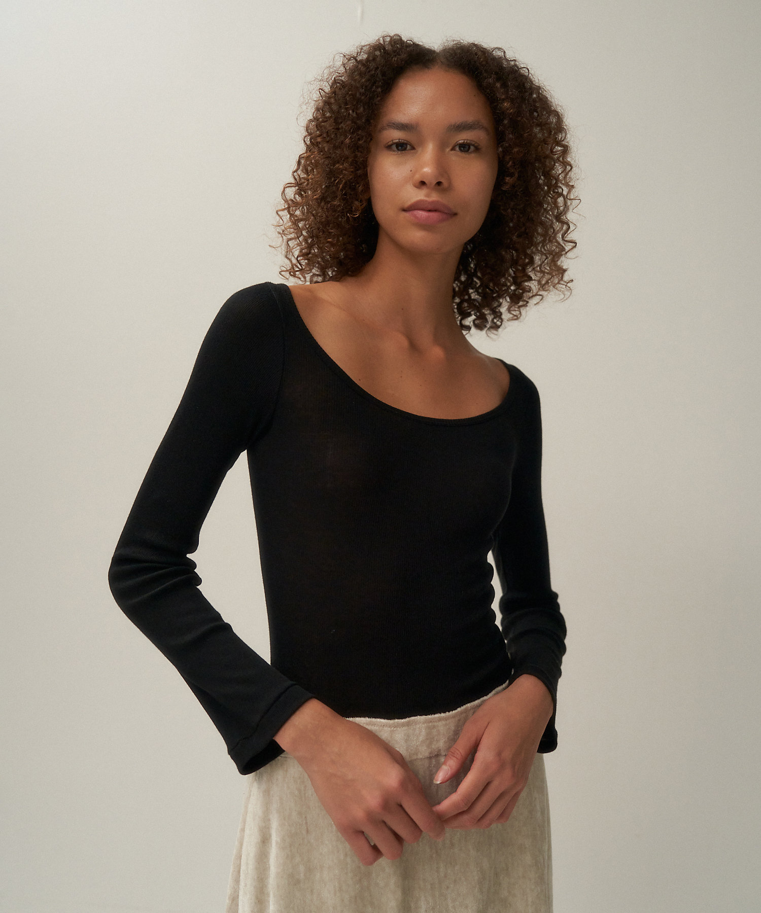 COMPACT RIB ｜ ロングスリーブTシャツ