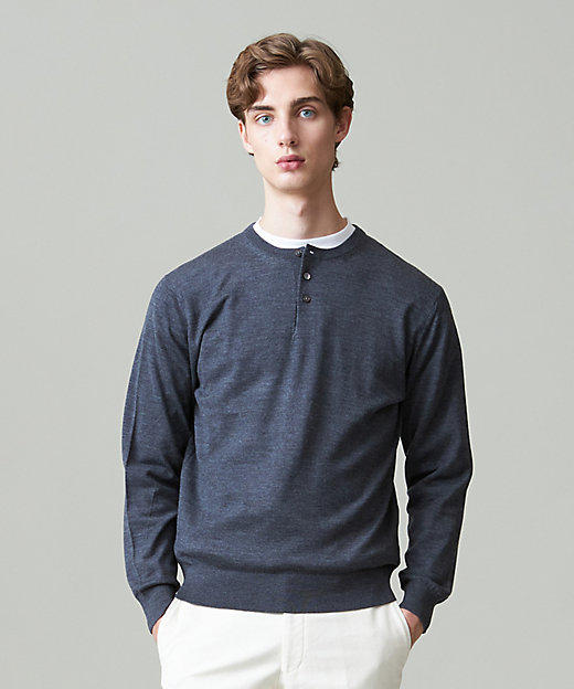 オメガツイスト ヘンリーネックニット（KROVCW0210） | J