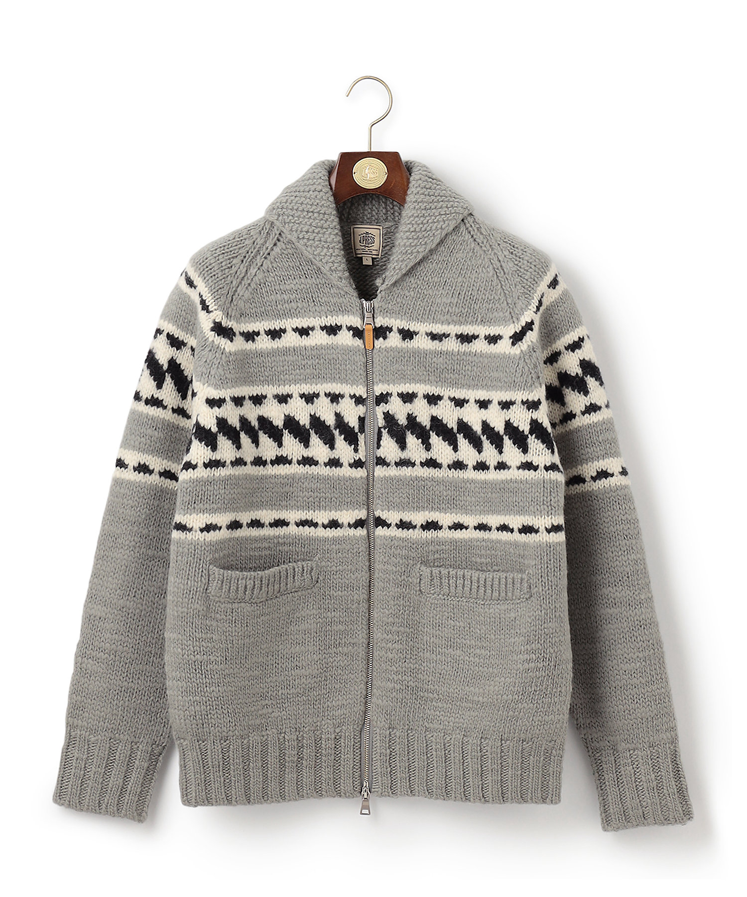 ローゲージスラブ カウチンセーター（KROVSA0100） | J