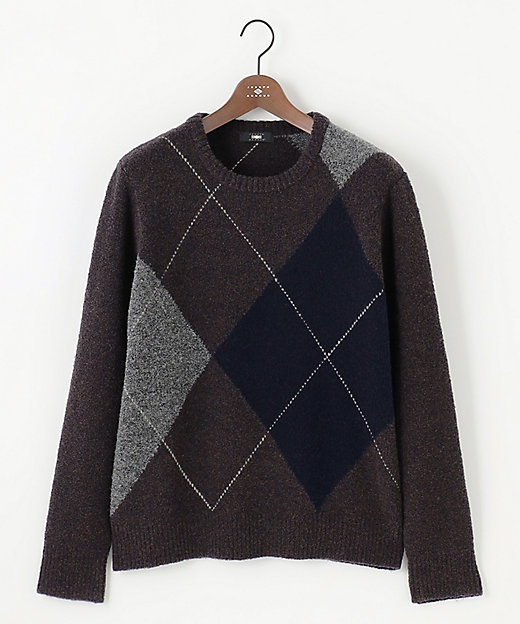 インポート素材／ソフトな肌触り／軽量】MOUSSE アーガイル