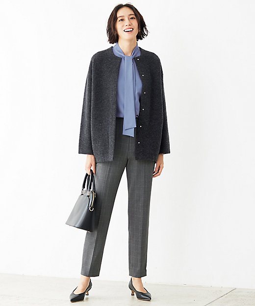 洗える】ブークレーニット アウター（KRWMCW0561） | 自由区