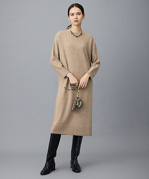 ウールハイゲージニット ワンピース（OPWMLS0051） | 自由区