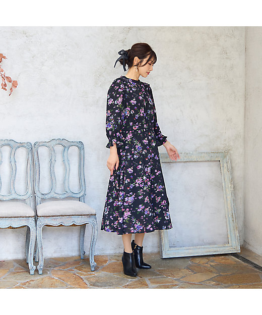 フラワープリントワンピース（51015507） | Rose Tiara (Women