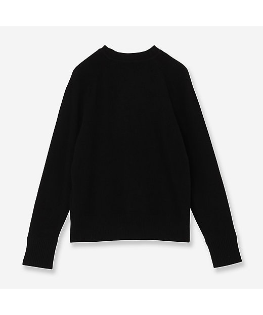 カシミヤ100％ロゴインターシャニット（81136413） | R-ISM