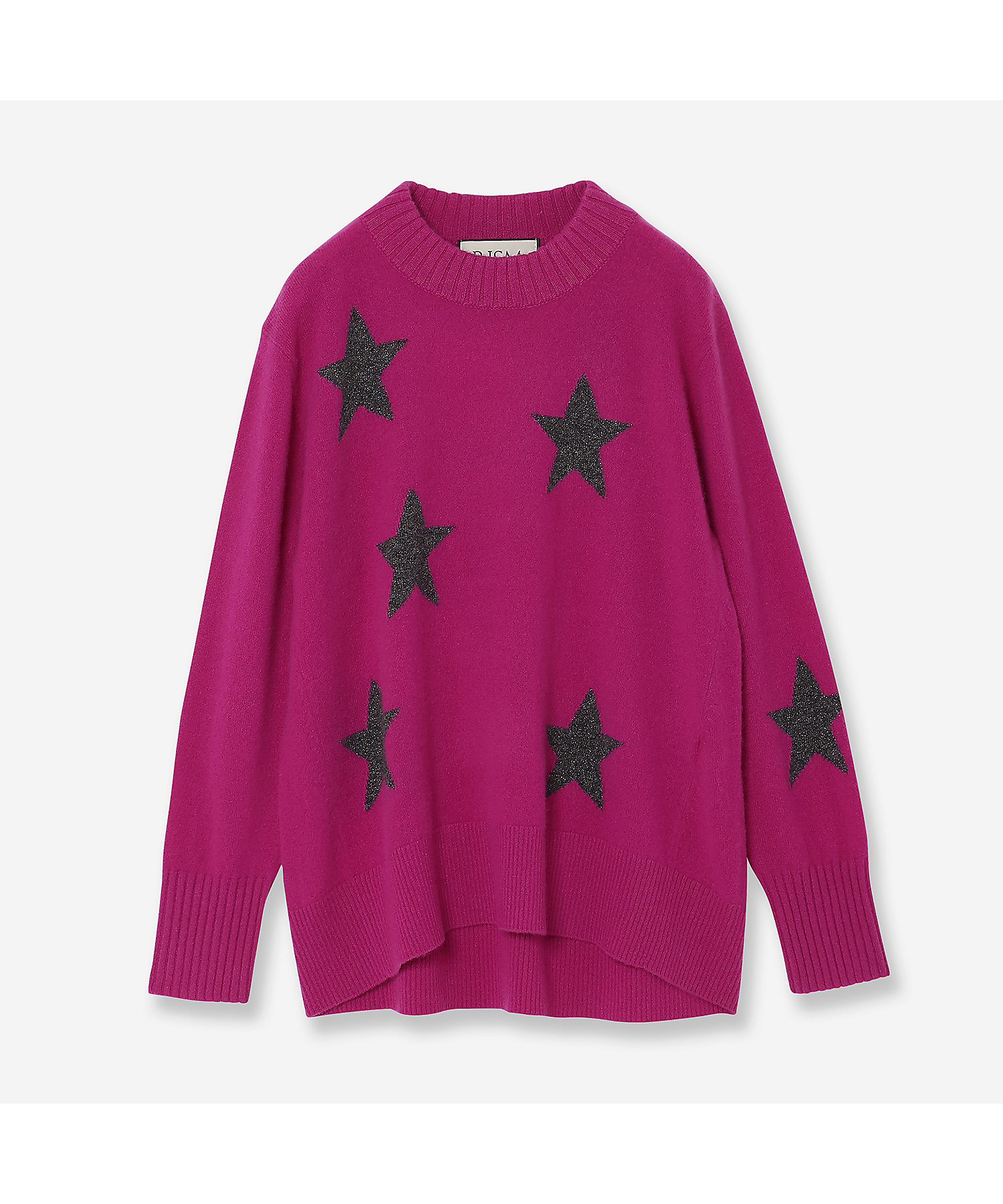 カシミヤ100％スターインターシャニット（81136414） | R