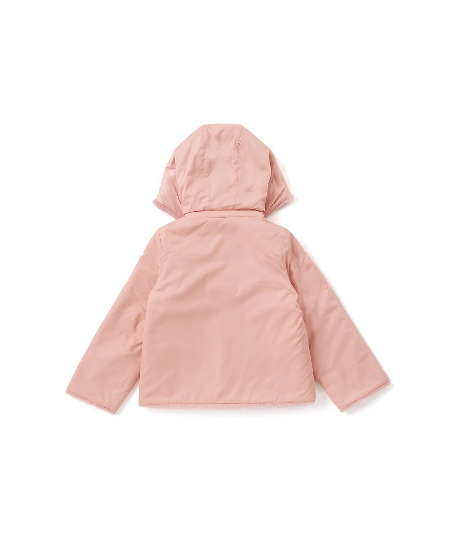 タフタ×ファーリバーシブル2wayコート 1724ー77536