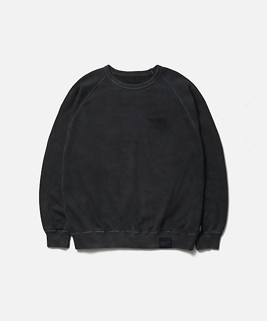 スウェット PIGMENT DYED SWEAT SHIRT LS