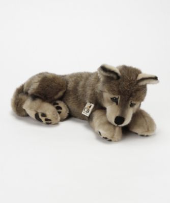 受注商品】ぬいぐるみ・オオカミ子（大）伏ソフト | KOESEN (Baby&Kids