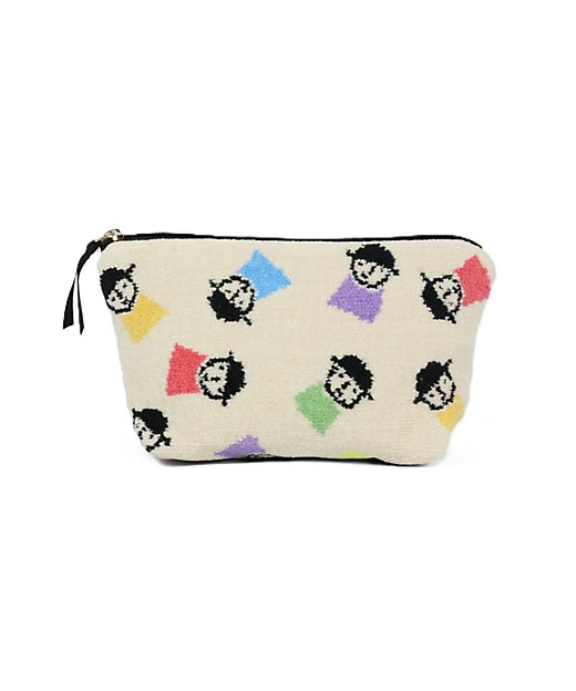 ピッコーネ総柄シェニールポーチ P370506 | PICONE/ピッコーネ