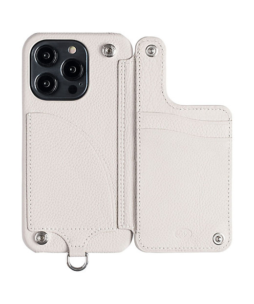 POCHE FLAT（iPhone14Pro対応）ベージュ | DEMIU