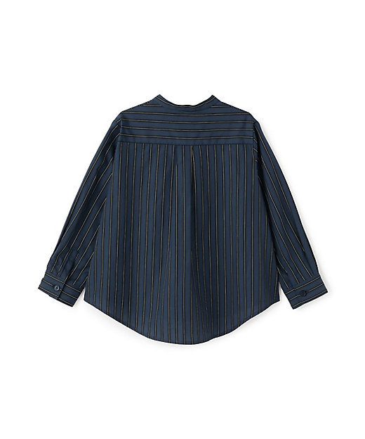 ノーカラーストライプ長袖シャツ 4153224 | Paul Smith Junior