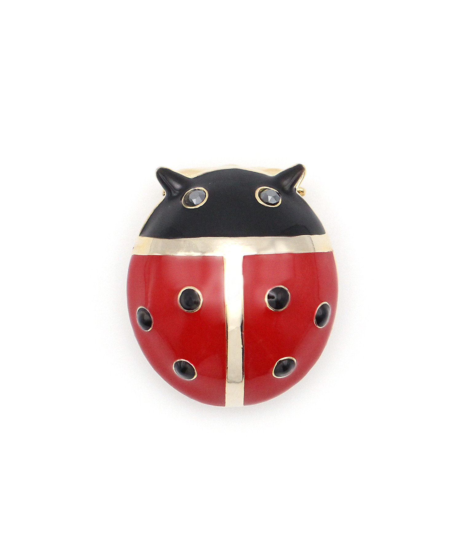 ストールクリップ SSリング てんとう虫 5－31G／ゴールド