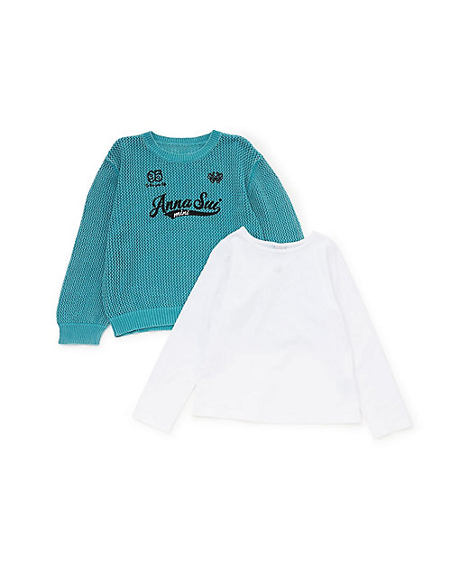 メッシュニット＋長袖Tシャツ 7161223 | ANNA SUI mini