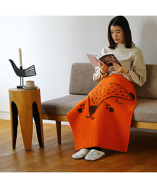 ウールミニブランケット フォックス オレンジ | KLIPPAN/クリッパン