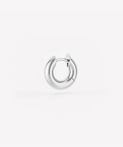 MINI MACROHOOP SILVER 片耳用 | Spinelli