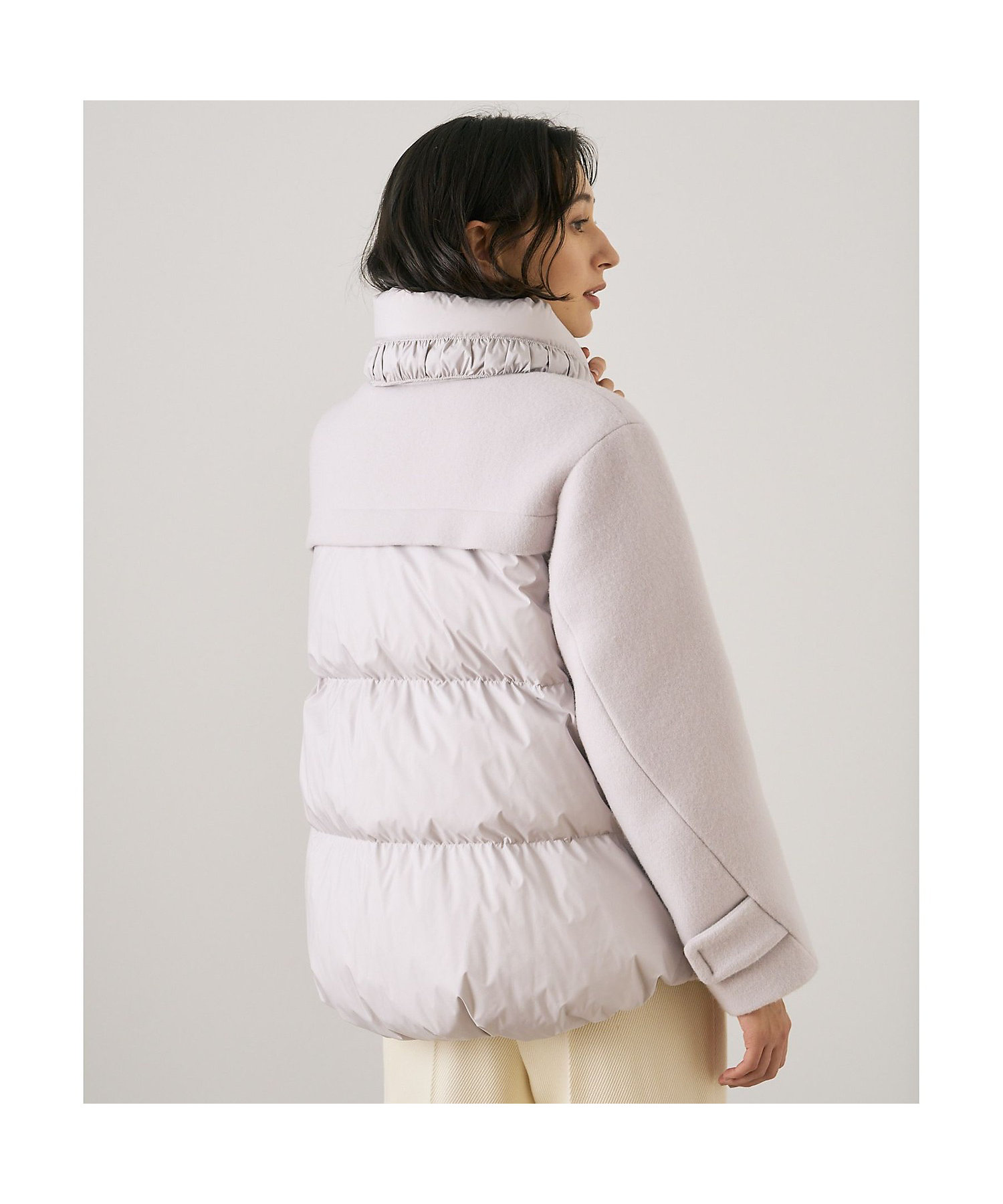 ウール切り替えダウンショートコート | ANAYI/アナイ | 三越伊勢丹