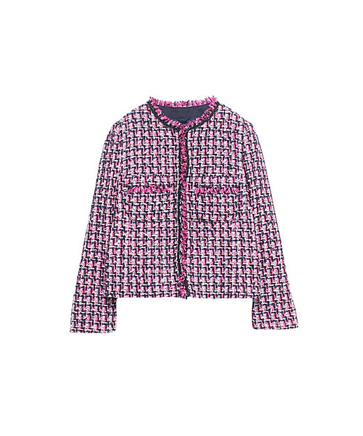 セットアップ対応商品】ラメモールツイードクルージャケット | ANAYI