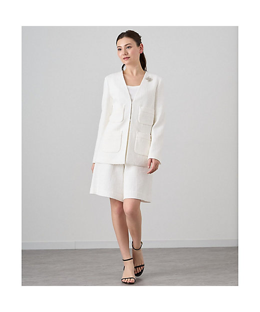 スラブツイード4ポケットジャケット | ANAYI/アナイ | 三越伊勢丹