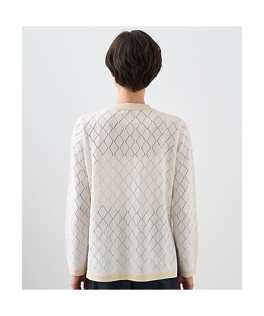 プレイドパターンバイカラー カーディガン | ANAYI/アナイ | 三越