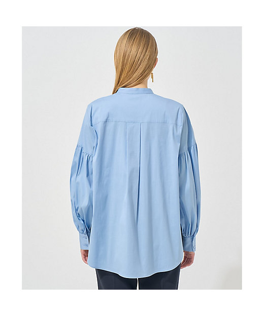 Eternal Line 2025】ストレッチブロードパフ袖ブラウス