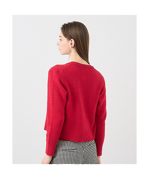 ネップスムースクルーネックカーディガン | ANAYI/アナイ | 三越伊勢丹