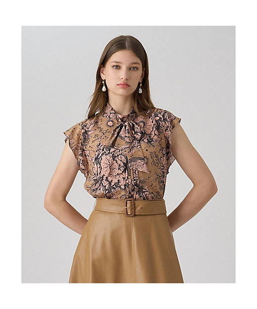 コンスティレーションプリントボウタイブラウス | ANAYI/アナイ | 三越