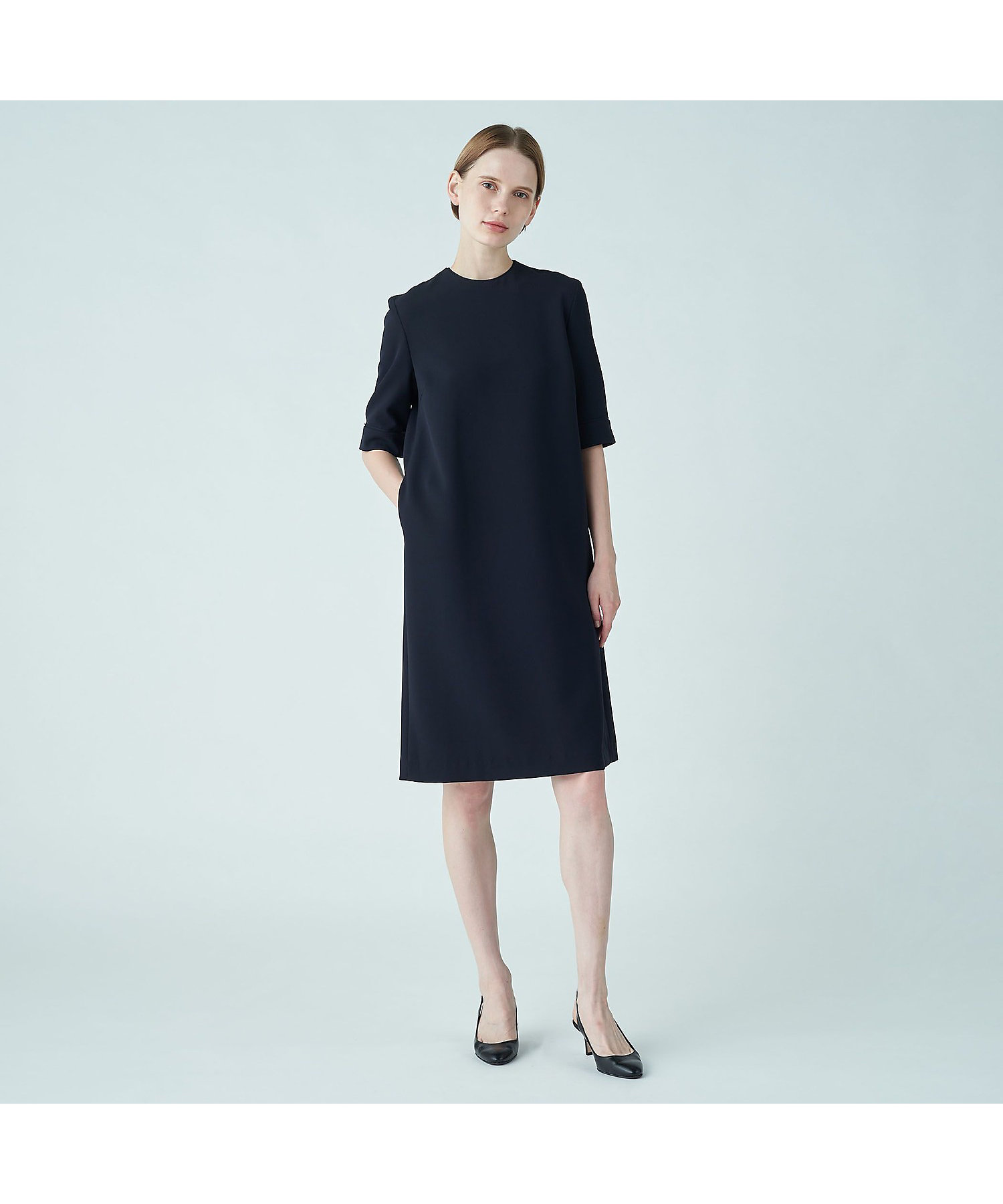 ドライダブルクロス Iラインワンピース | maison TOMORROWLAND/メゾン