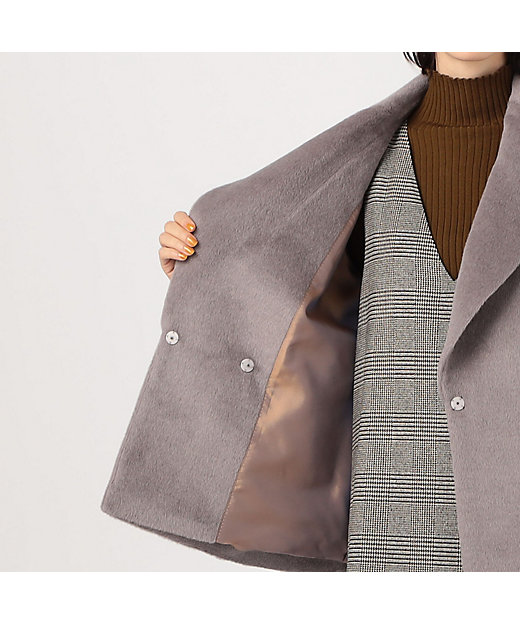 スーパーファインアルパカ ショートコート | maison TOMORROWLAND