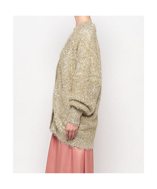 シャイニーフェザーカーディガン | allureville (Women)/アルアバイル