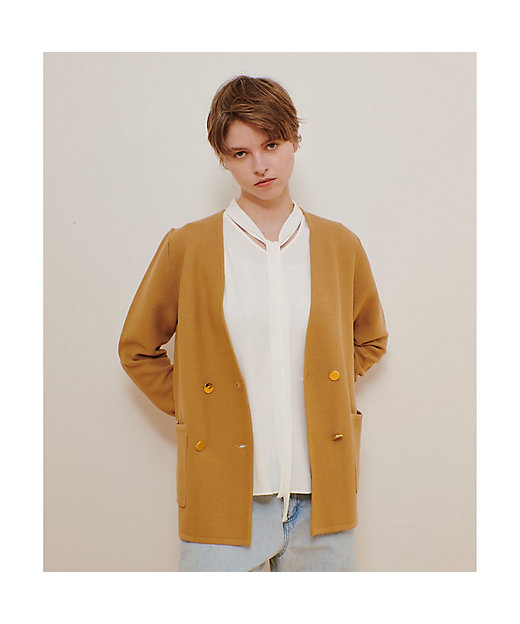 セミダブルガーターニットジャケット | allureville (Women