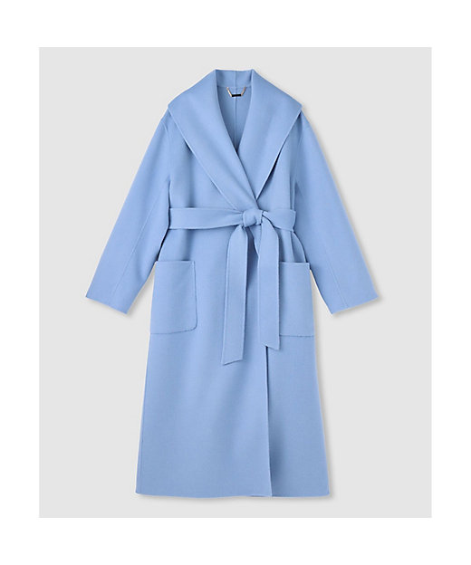 カシミヤ混リバーショールコート | allureville (Women)/アルアバイル