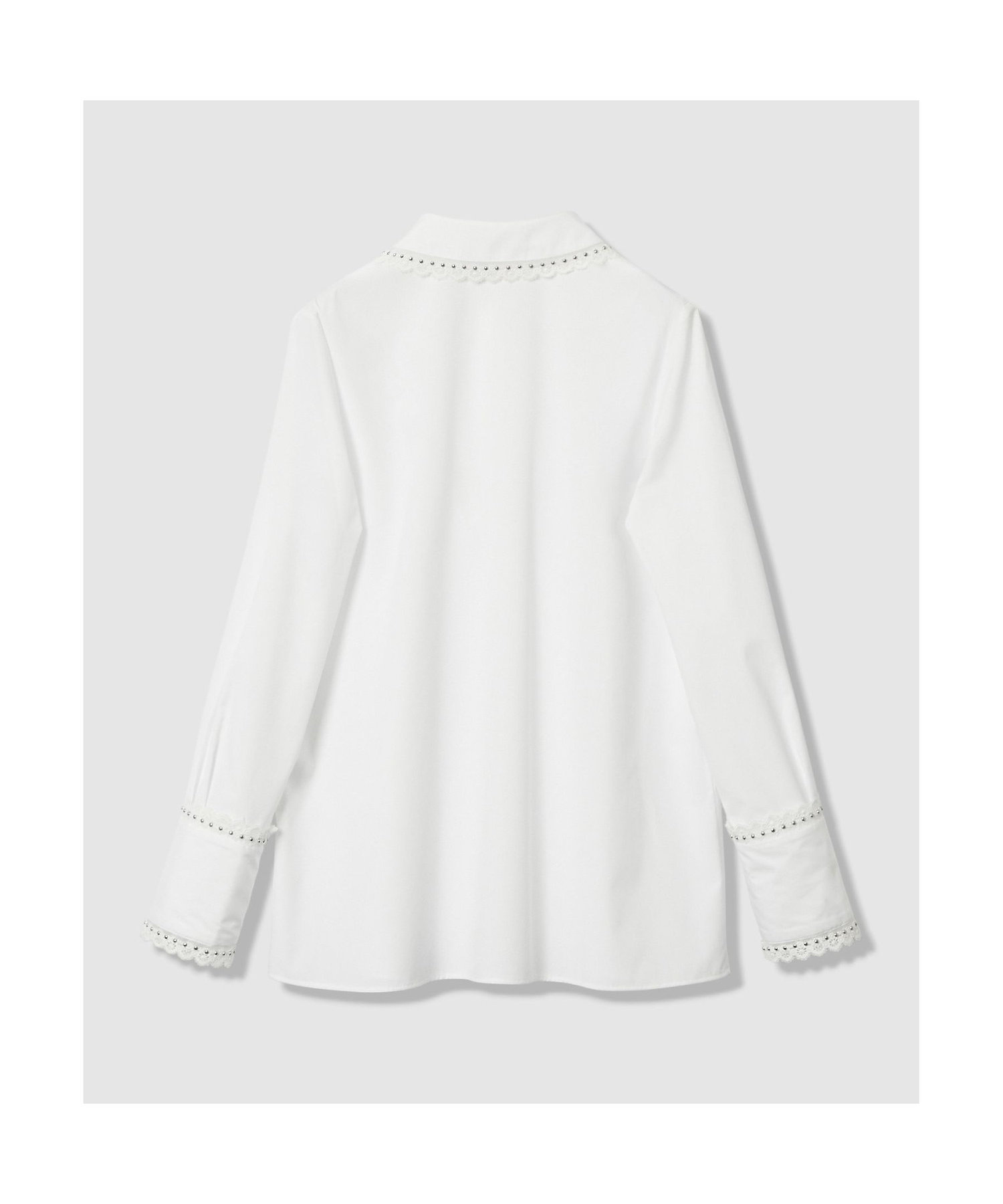 LOULOU WILLOUGHBY】レーストリミングシャツ