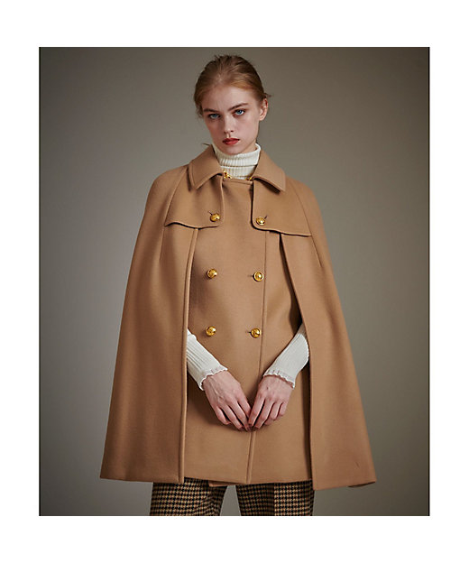 LOULOU WILLOUGHBY】シャルムビーバーケープコート