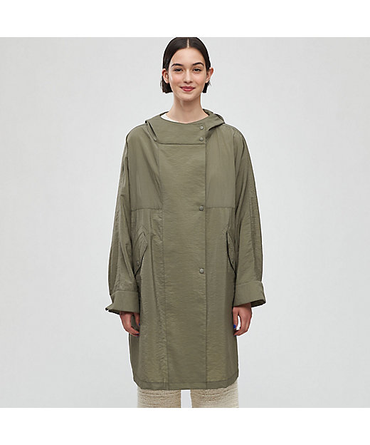 ウールナイロンワッシャークロス モッズコート | maison TOMORROWLAND