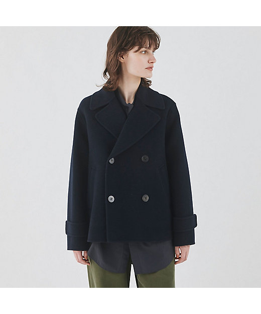 ウールカシミヤダブルフェイス Pコート | GALERIE VIE (Women