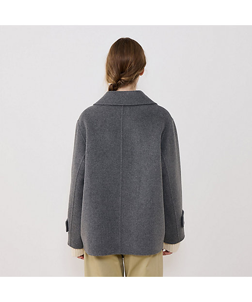 ウールカシミヤダブルフェイス Pコート | GALERIE VIE (Women