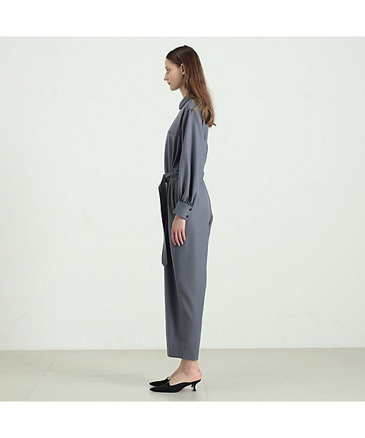 ウールサキソニー ジャンプスーツ | maison TOMORROWLAND/メゾン