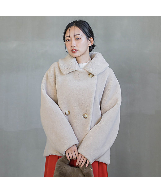 ボアボンディングPコート | Droite lautreamont (Women)/ドロワット