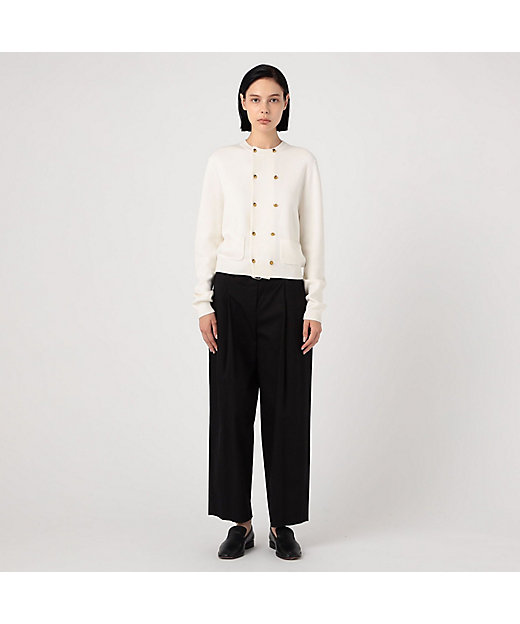 コットンカシミヤ ダブルボタンカーディガン | CABaN/キャバン | 三越