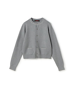 コットンカシミヤ パールロゴポロカーディガン | CABaN/キャバン