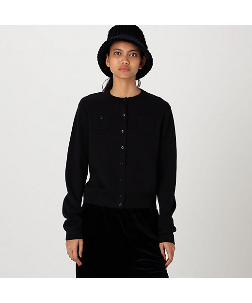 コットンカシミヤ クルーネックカーディガン | CABaN/キャバン | 三越