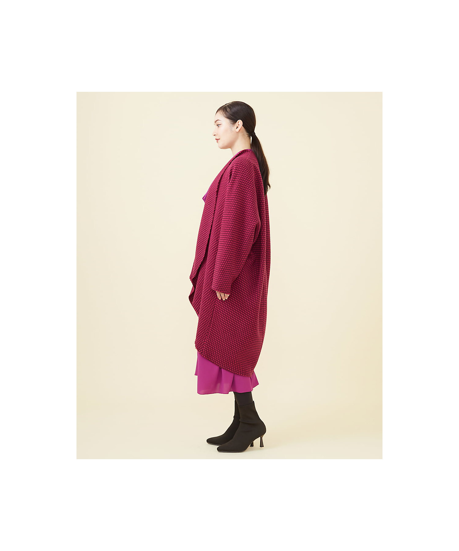 クロスツイードコクーンコート | Sybilla (Women)/シビラ | 三越伊勢丹