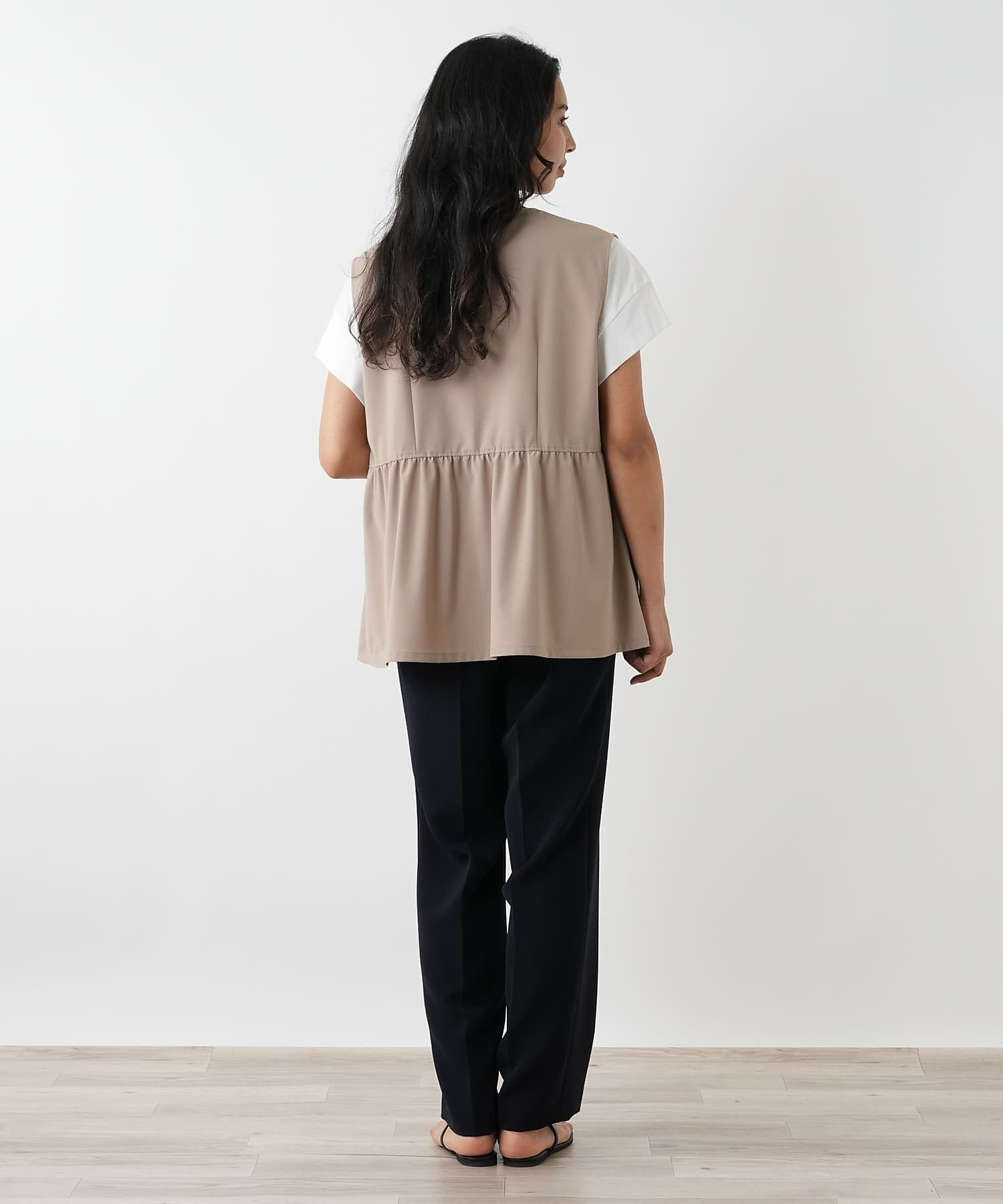 ウォッシャブル】フレアベスト | Leilian plus house (Women/大きい