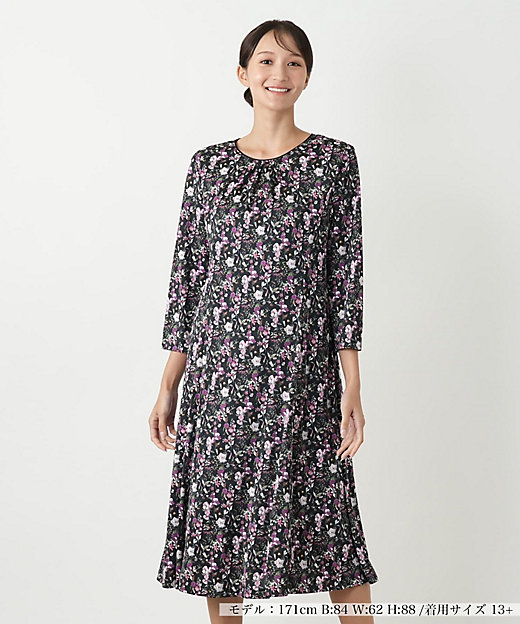 ウォッシャブル】花柄ワンピース【プラス企画】 | Leilian plus house